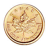 Золота монета 5$ Кленовий лист 2017 Канада 1/10 oz золото 9999 – інвестиція та колекційна цінність, фото 4