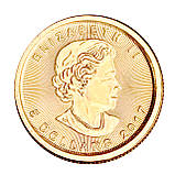 Золота монета 5$ Кленовий лист 2017 Канада 1/10 oz золото 9999 – інвестиція та колекційна цінність, фото 8