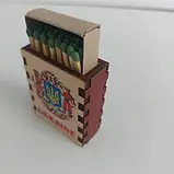 Магніт - Герб (козак з левом). Сірники сувенірні (22104), фото 3