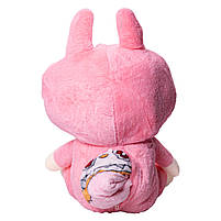 М'яка іграшка-плед, подушка 3 в 1 Лабубу 50 см Червоний ТМ COLORFUL HOME LAB2R, фото 2