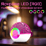 Портативна Бездротова Караоке Система з Двома Мікрофонами та RGB Підсвічуванням KTV T97 - Компактна Bluetooth Колонка Для Дому, фото 5