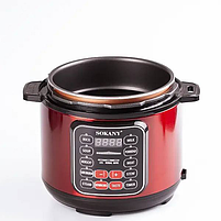 Мультиварка електрична Sokany 1000 Вт на 5 л з антипригарним покриттям SK-2402, фото 3