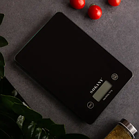 Ваги для кухні Sokany до 5 кг електронні на батарейках Чорні Lugi SK-19027B, фото 2