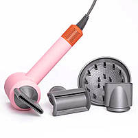 Фен стайлер для волосся 5 в 1 Supersonic Premium 1600 Вт 5 насадок 3 режими швидкості Рожевий PH770PBL, фото 2