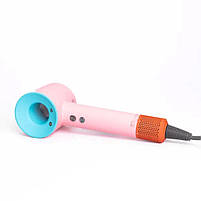 Фен стайлер для волосся 5 в 1 Supersonic Premium 1600 Вт 5 насадок 3 режими швидкості Рожевий PH770PBL, фото 3