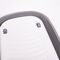 Складне відро-таз із пластику з силіконовими вставками для дому, дачі та подорожей HP-35015-2, фото 3