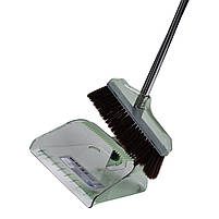 Набір віник і совок на довгій ручці для підлоги 26×24×105 (см) Зелений HP-35015-8GR, фото 4