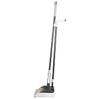 Комплект для прибирання віник (щітка) та совок на довгій ручці 26×23×110 (см) набір совок та щітка для підлоги Зелений, фото 7