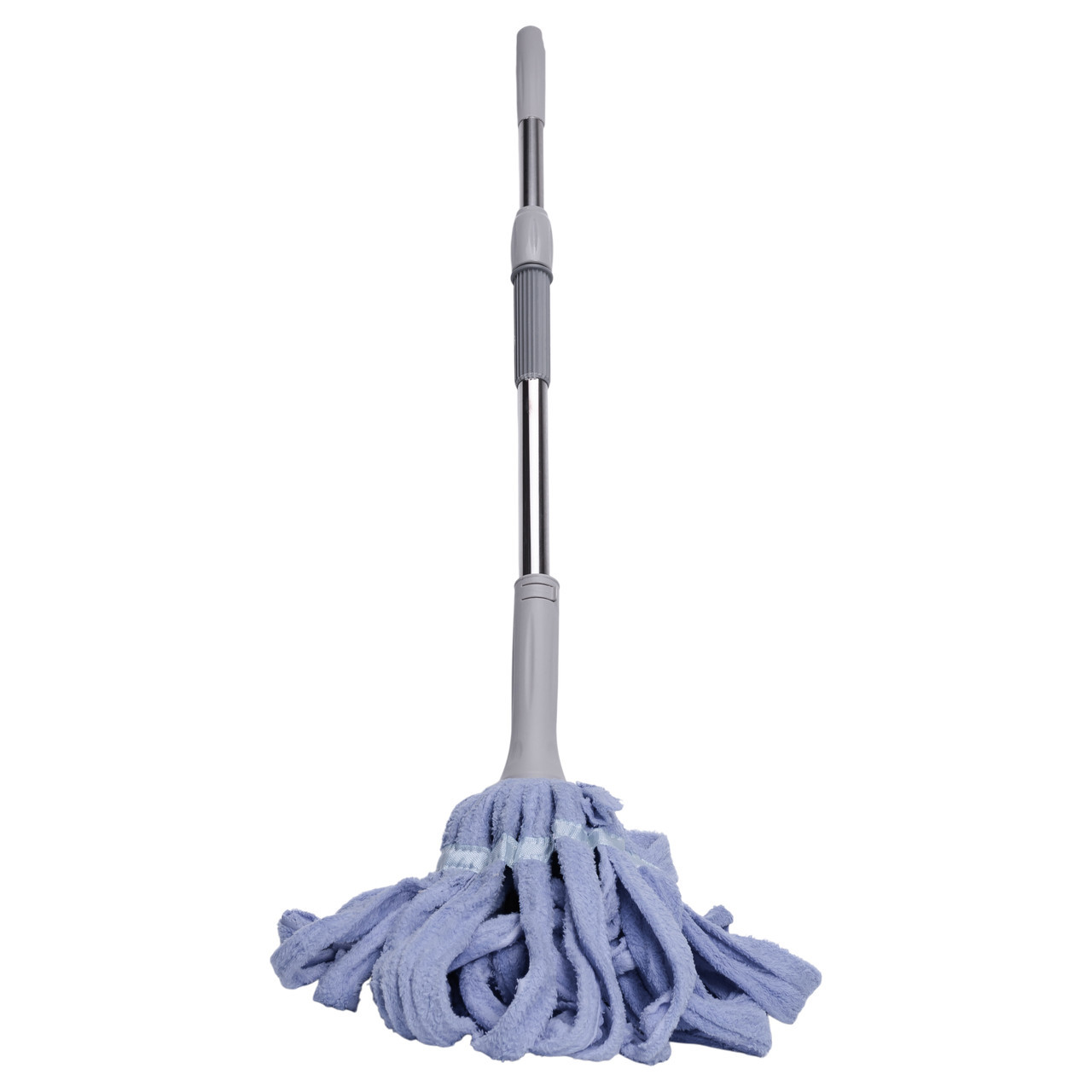 Швабра телескопічна для миття підлоги універсальна мотузкова швабра з самовіджимом для прибирання Блакитний HP-35015-13BL, фото 1