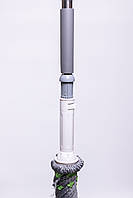 Швабра з самовіджимом з мікрофібри, універсальна, обертається на 360°, телескопічна ручка HP-35015-14, фото 2