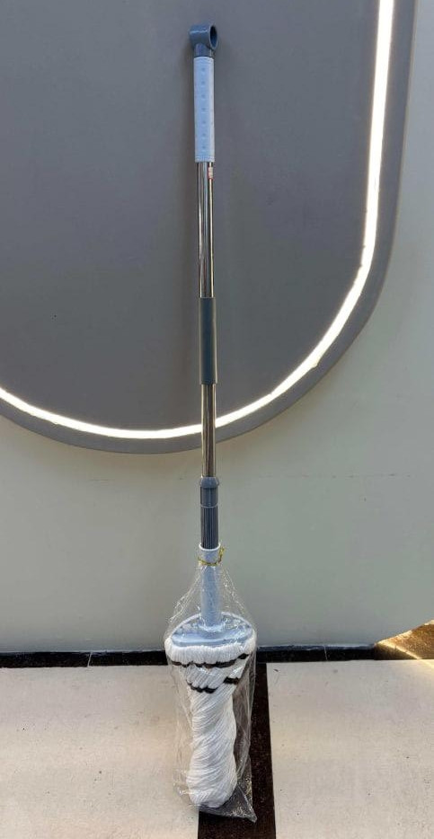 Швабра з круглою насадкою для вологого прибирання підлоги, плитки, ламінату, лінолеуму та гладких покриттів HP-35015-16, фото 1