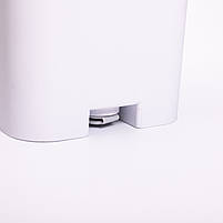 Набір для прибирання з плоскою шваброю та двосекційним відром з віджимом, насадка з мікрофібри, компактний HP-35015-19, фото 6