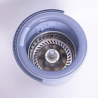 Набір для вологого прибирання з круглою телескопічною шваброю з мікрофібри та відром із віджимом для дому HP-35015-21, фото 6