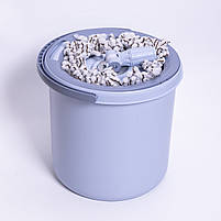 Набір для вологого прибирання з круглою телескопічною шваброю з мікрофібри та відром із віджимом для дому HP-35015-21, фото 9