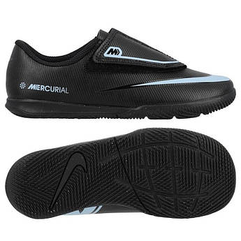 Футзалки дитячі Nike Mercurial Vapor 16 Club IC Junior HQ2120-003, Чорний, Розмір (EU) — 28.5