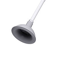 Набір для чищення унітазу: йоржик для чищення туалету з підставкою та вантузом 50 (см) щітка для унітазу HP-35015-28, фото 4