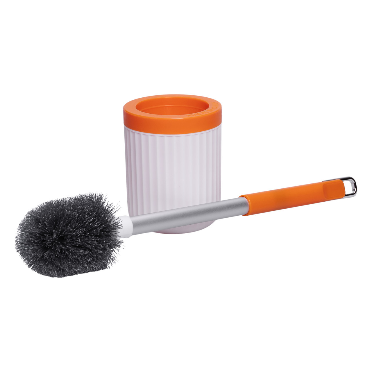 Йоржик для чищення туалету з підставкою 48 (см) йорж щітка для миття унітазу Помаранчевий HP-35015-29O, фото 1