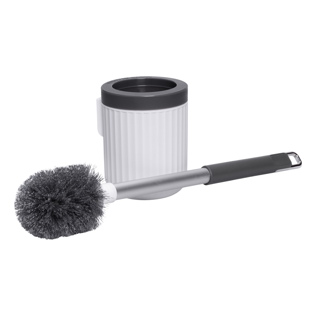 Йоршик для чищення туалету з підставкою 48 (см) йорж щітка для миття унітазу Сірий HP-35015-29G, фото 1