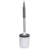 Йоршик для чищення туалету з підставкою 48 (см) йорж щітка для миття унітазу Сірий HP-35015-29G, фото 2