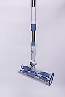 Універсальна швабра з металевою ручкою та змінною плоскою насадкою для плитки, ламінату та лінолеуму HP-35015-30, фото 2