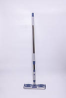 Універсальна швабра з металевою ручкою та змінною плоскою насадкою для плитки, ламінату та лінолеуму HP-35015-30, фото 3