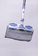 Універсальна швабра з металевою ручкою та змінною плоскою насадкою для плитки, ламінату та лінолеуму HP-35015-30, фото 8