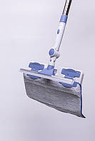 Універсальна швабра з металевою ручкою та змінною плоскою насадкою для плитки, ламінату та лінолеуму HP-35015-30, фото 9