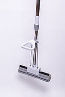 Швабра губка для миття підлоги з віджиманням швабра 38 (см) телескопічна самовіджимна HP-35015-33, фото 9