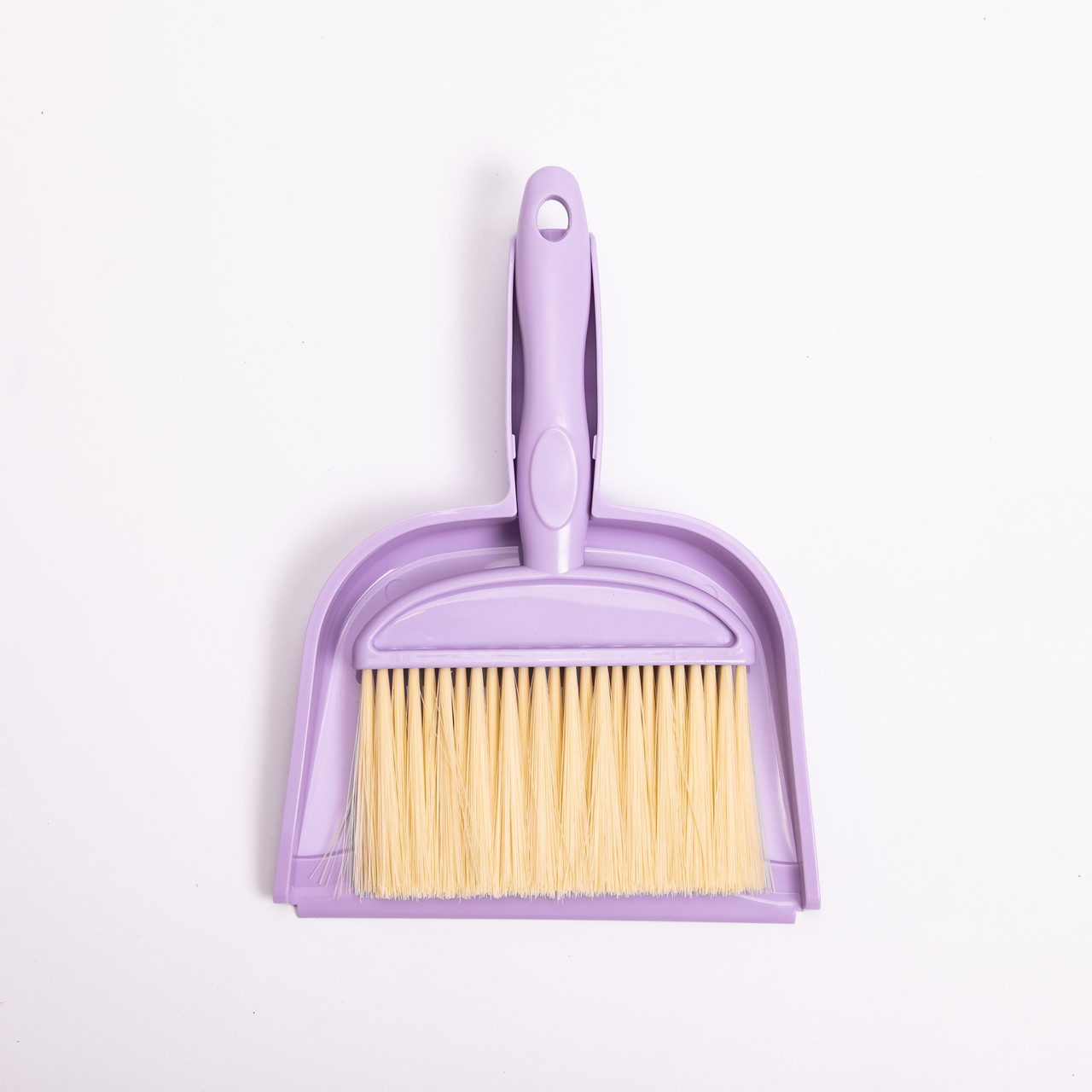 Щітка з совком для підлоги та твердих поверхонь, міцний пластиковий набір із щільним приляганням Фіолетова HP-35015-34V, фото 1