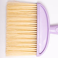 Щітка з совком для підлоги та твердих поверхонь, міцний пластиковий набір із щільним приляганням Фіолетова HP-35015-34V, фото 2