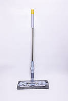 Плоска швабра для миття підлоги, стін та стелі універсальна швабра для прибирання Жовтий HP-35015-35Y, фото 5