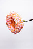 Швабра з телескопічною ручкою та круглою змінною насадкою для прибирання плитки, ламінату та лінолеуму вдома та в офісі, фото 3