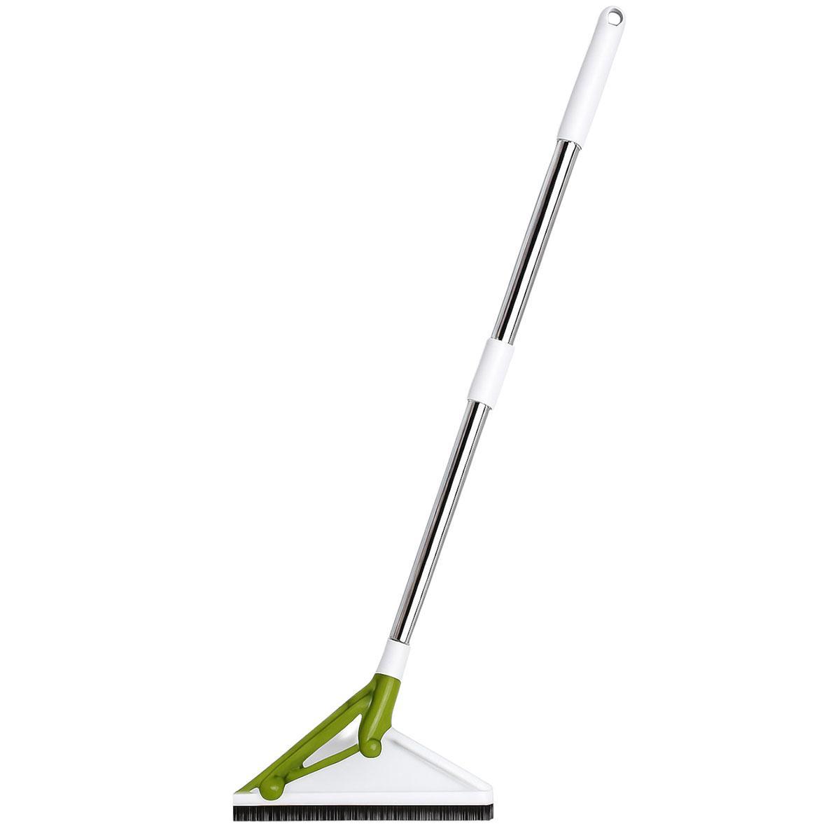 Трикутна швабра з металевою ручкою та гумовою кромкою для плитки, ламінату, лінолеуму, вологого прибирання HP-35015-38, фото 1