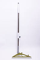 Трикутна швабра з металевою ручкою та гумовою кромкою для плитки, ламінату, лінолеуму, вологого прибирання HP-35015-38, фото 4