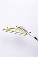 Трикутна швабра з металевою ручкою та гумовою кромкою для плитки, ламінату, лінолеуму, вологого прибирання HP-35015-38, фото 5