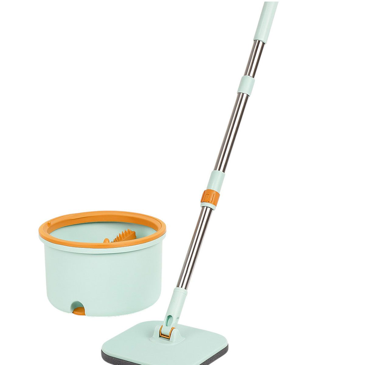 Набір для прибирання швабра з віджимом 119 (см) та відром 7 (л) професійна швабра з відром Блакитний HP-35015-45, фото 1