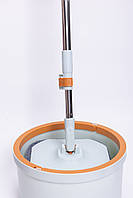 Набір для прибирання швабра з віджимом 119 (см) та відром 7 (л) професійна швабра з відром Блакитний HP-35015-45, фото 5