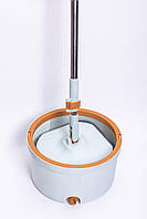 Набір для прибирання швабра з віджимом 119 (см) та відром 7 (л) професійна швабра з відром Блакитний HP-35015-45, фото 7