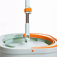 Набір для прибирання швабра з віджимом та відром професійна швабра з відром Зелений HP-35015-46, фото 4