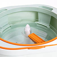 Набір для прибирання швабра з віджимом та відром професійна швабра з відром Зелений HP-35015-46, фото 5