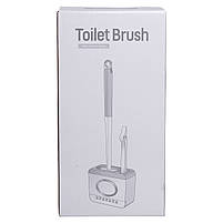 Силіконовий йоржик для туалету настінний 13×5.5×42 (см) йорж для унітазу силіконовий із щіткою йоржик для унітазу HP-35015-48DG, фото 10