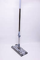 Швабра для підлоги з телескопічною ручкою та насадкою, підходить для плитки, ламінату, лінолеуму, прибирання дому HP-35015-50, фото 2