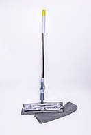 Швабра для підлоги з телескопічною ручкою та насадкою, підходить для плитки, ламінату, лінолеуму, прибирання дому HP-35015-50, фото 3