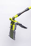 Швабра з телескопічною ручкою та насадкою з мікрофібри для миття підлоги, плитки, ламінату й лінолеуму HP-35015-51, фото 9