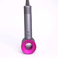 Фен стайлер для волосся 5 в 1 Supersonic Premium 1600Вт 5 насадок 3 режими швидкості з іонізацією Рожевий PH770P, фото 4