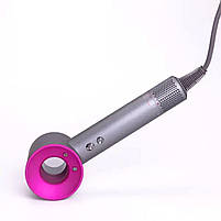 Фен стайлер для волосся 5 в 1 Supersonic Premium 1600Вт 5 насадок 3 режими швидкості з іонізацією Рожевий PH770P, фото 5