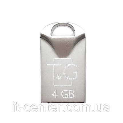 Флеш-накопичувач USB 4GB T&G 106 Metal Series Silver (TG106-4G), фото 1