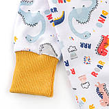 Чоловічок для немовлят на блискавці з динозаврами Colorful Dino, фото 3