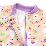 Чоловічок для дівчинки на блискавці з ламами Llama, фото 2