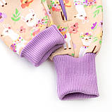 Чоловічок для дівчинки на блискавці з ламами Llama, фото 4